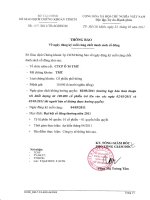 Chot danh sach co dong