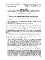 Thong bao de cu ung cu thanh vien HDQT BKS nhiem ky III