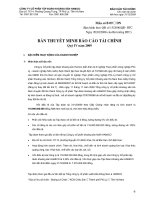 4. Thuyet minh BCTC - Quy IV- 2009