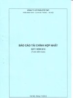 Bao cao tai chinh hop nhat Quy 3 nam 2012 (truoc kiem toan)