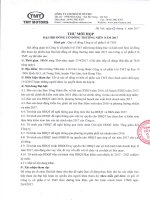 2. Thư mời họp Đại hội đồng cổ đông thường niên năm 2017.