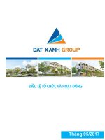 Điều lệ công ty sửa đổi 05.2017