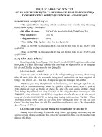 +) Phụ Lục 2: Báo cáo tóm tắt Dự án đầu tư xây dựng và Kinh doanh khai thác cơ sở hạ tầng Khu công nghiệp Quán Ngang – giai đoạn 3