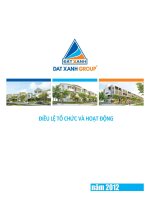 Điều lệ công ty (bản sửa đổi 2012)