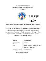 Quan điểm của chủ nghĩa MácLênin về liên minh giữa giai cấp công nhân, nông dân và các tầng lớp khác