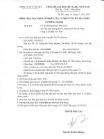 TB giao dich co phieu cua ca nhan lien quan den CDNB Ong Do Manh Tuan 19112012