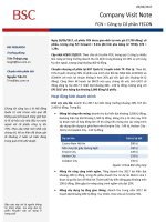 20170628 BSC Vietnam Company Visit Note VN FCN ICB2357
