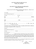 9. Giay de cu tham du bau BKS nhiem ky 2012-2016