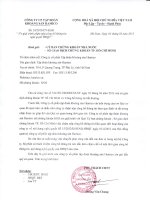 20130504 KSH Giai Trinh Cham CBTT Nghi Quyet HDQT