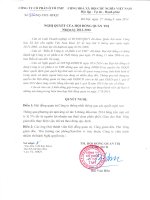 Nghi Quyet so 812 NQ-TMT-HDQT ngày 27 8 2014