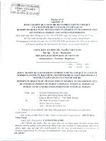 Bao cao ket qua giao dich co phieu