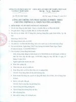 20141021 20141021 KSH CBTT Phat Hanh Co Phieu Theo Chuong Trinh Lua Chon Cho Nguoi Lao Dong