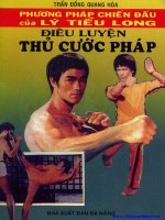 Phương pháp chiến đấu của lý tiểu long   điêu luyện thủ cước pháp 1993  trần đồng quang hòa   