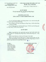 Quy che quan tri Tong Cong ty