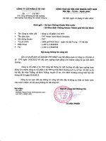 CV so 305 cong bo thong tin bat thuong tam ngung hoat dong Chi nhanh Cong ty