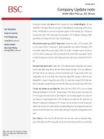 20170425 BSC Vietnam Company Update VN PPC