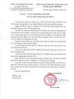 CV so 153 vv giai trinh BCTC rieng 2013 da duoc kiem toan