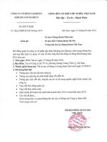 20140829 20140829   KSH   CBTT Thoi Gian Dia Diem Va Duong Link Cung Cap Tai Lieu Hop DHDCD Bat Thuong Nam 2014