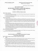 Quy che to chuc DHDCD thuong nien 2012