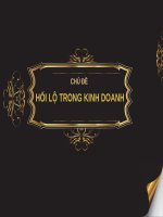 hối lộ trong kinh doanh