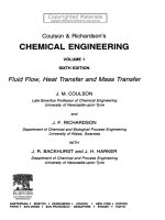 Chemical engineering volume 1   fluid flow, heat transfer and mass transfer elsevier (1999)