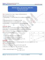  ứng dụng Mũ  Logarit và giải bài toán phương trình, bất phương trình 