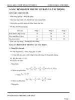 ĐỒ ÁN: KẾT CẤU BÊ TÔNG CỐT THÉP II