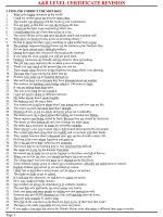 Bài tập 300 câu sửa lỗi sai + phrasal verbs có ĐÁP ÁN