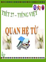 Bài 7. Quan hệ từ