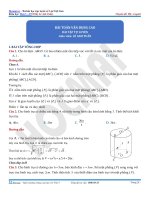 Bài tập vận dụng cao, ứng dụng Mũ  Logarit và giải bài toán Tròn xoay