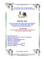 KIEN THUC LIEN MON: PHÂN LOẠI VÀ TÁI SỬ DỤNG RÁC THẢI TRONG TRƯỜNG THCS CỰ NẪM