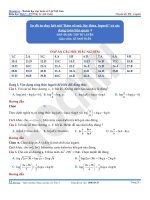  ứng dụng Mũ  Logarit và giải bài toán phương trình, bất phương trình 