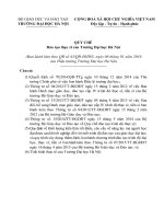 43 QD DHHN Quy che dao tao Thac si Quy che