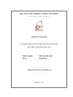 Dự đoán giới tính người dùng mạng xã hội dựa trên nội dung bài viết (tt)