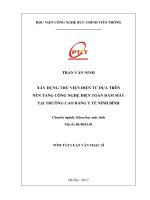 Xây dựng thư viện điện tử dựa trên nền tảng công nghệ điện toán đám mây tại trường cao đẳng y tế ninh bình (tt)