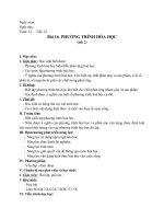 Bài 16. Phương trình hóa học (tiết 2)