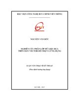 Nghiên cứu xây dựng hệ thống quản lý thư viện trực tuyến tại trường bưu chính viễn thông lào (LV thạc sĩ)