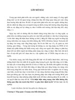 Cải thiện hiệu năng mạng cảm biến không dây thông qua tiếp cận xuyên lớp mac và giao thức định tuyến (tt)