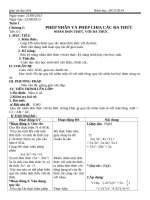 giao án đai so 8 học ki i 