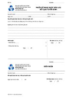 Trường Đại học Bách Khoa ĐHQG-HCM | PDT - BIỂU MẪU DÀNH CHO SINH VIEN (CQ)