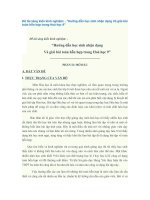 Hướng dẫn học sinh nhận dạng và giải bài toán hỗn hợp trong hoá học 9 