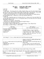 Giáo án vật lý 10 chuẩn chương 1 