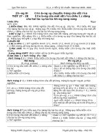 Giáo án vật lý 10 chuẩn chương 3 