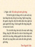 Tuần 10. Ôn tập Giữa Học kì I