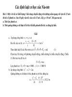 Chuyên đề Động lực học chất điểm