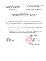 Thông báo v v nghỉ học ngày 11 11 2016 để tổ chức Lễ kỷ niệm 60 năm thành lập Trường và Khai giảng năm học 2016-2017 | IUH - Trường Đại học Công nghiệp TP.HCM