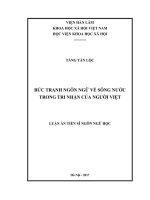 Bức tranh ngôn ngữ về sông nước trong tri nhận của người việt