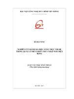 Nghiên cứu đánh giá hiệu năng thực thi hệ thống quản lý điều khiển truy nhập wifi diện rộng (LV thạc sĩ)