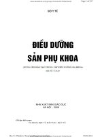 Điều dưỡng sản phụ khoa BYT