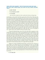 MỘT số GIẢI PHÁP GIÁO dục đạo đức học SINH, NHẰM NÂNG CAO CÔNG tác đội TRONG TRƯỜNG THCS 